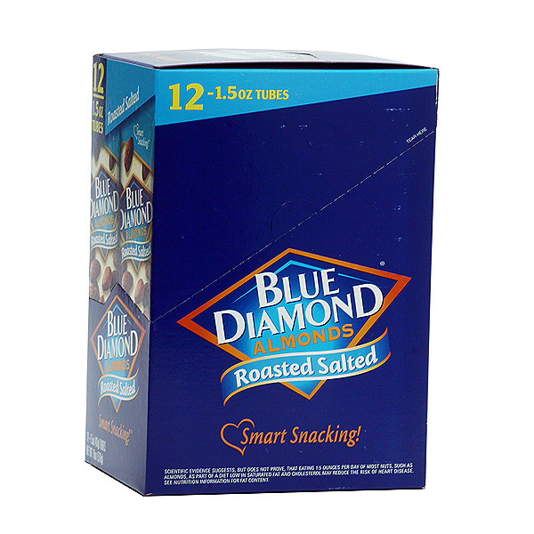 Blue diamond roastd salted almonds 12ct